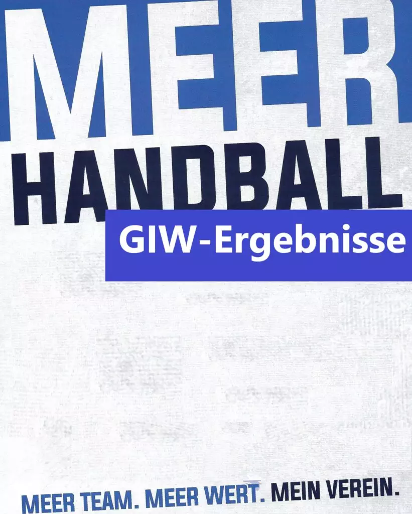 Handball GIW Meerhandball Ergebnisse